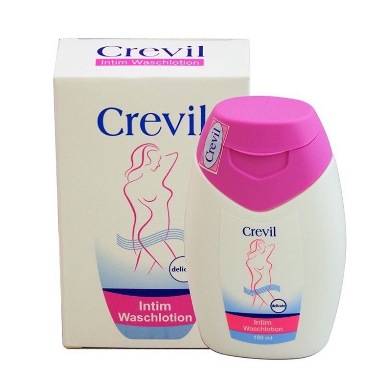 [HANG CHINH HANG]Dung dịch phụ nữ Crevil 100 ml  Sàn phẩm nhập của Đứckhông chứa xà phòng,cân bằng PH,hương thơm dịu