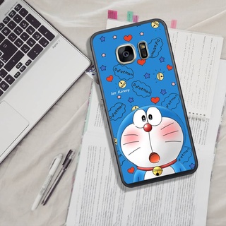Ốp lưng samsung s6/s6e/s7/s7e , in hình chú mèo máy doremon.