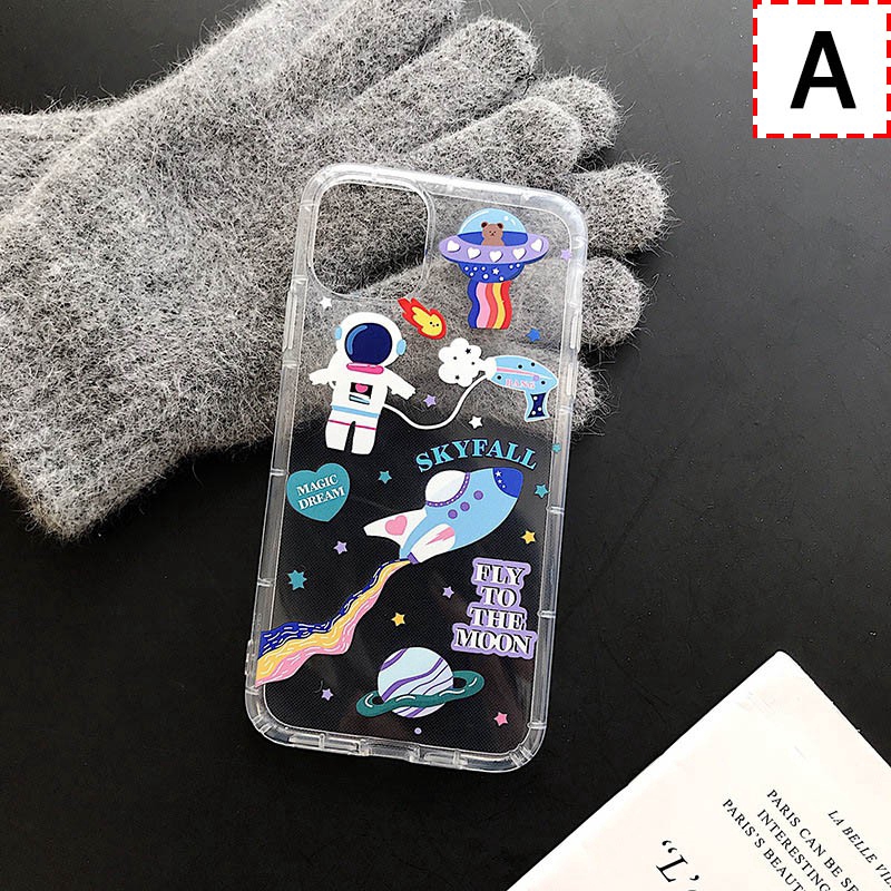 Ốp điện thoại mềm hình phi hành gia cho iphone 6 6s 7 8 plus ix xr xs max se2 11 pro max 7plus 8plus 6plus | BigBuy360 - bigbuy360.vn