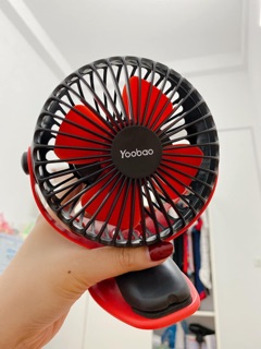 Quạt kẹp tích điện mini yoobao