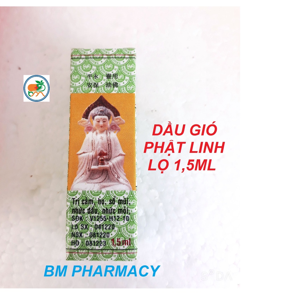 Dầu gió Phật Linh Trường Sơn, hỗ trợ giảm cảm, ho, sổ mũi, nhức đầu, nhức mỏi