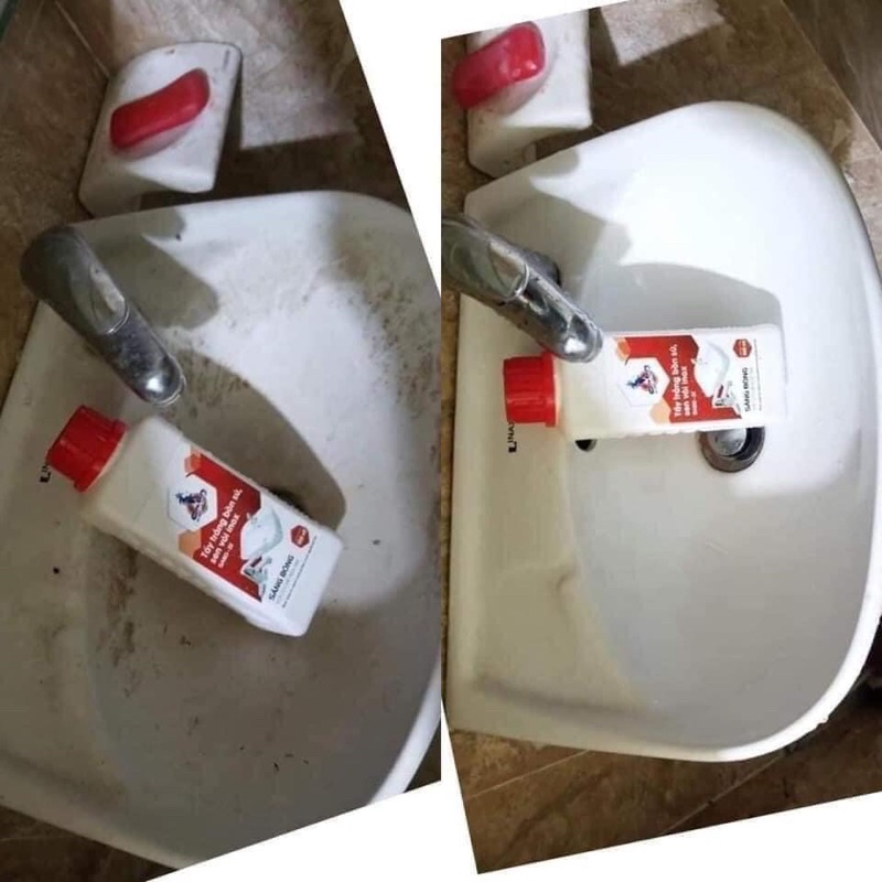 [Loại mạnh nhất] Tẩy trắng bồn cầu, inox sen vòi, gạch men, rỉ sét chai Sabo-si 500ml không mùi(cam kết hàng chính hãng)