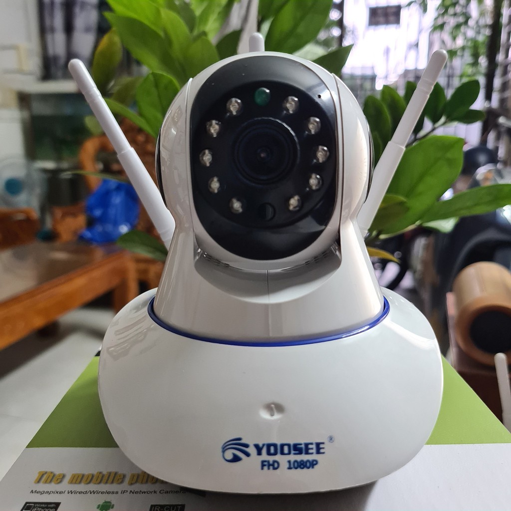 CAMERA YOOSEE 3 RÂU HD1080 - 2.0Mps NEW - DÒ THEO CHUYỂN ĐỘNG - QUAY RÕ NGÀY VÀ ĐÊM