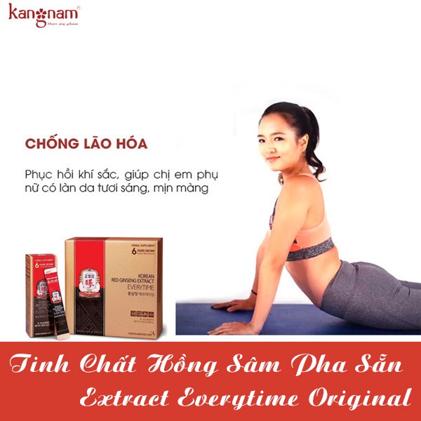 KGC Cheong Kwan Jang - Tinh Chất Hồng Sâm chính phủ KGC Extract Everytime balance 30 gói