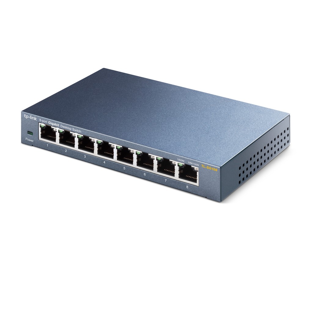 Bộ chia mạng switch 8 cổng TL-SG108 Gigabit 10/100/1000Mbps - Hàng Chính Hãng