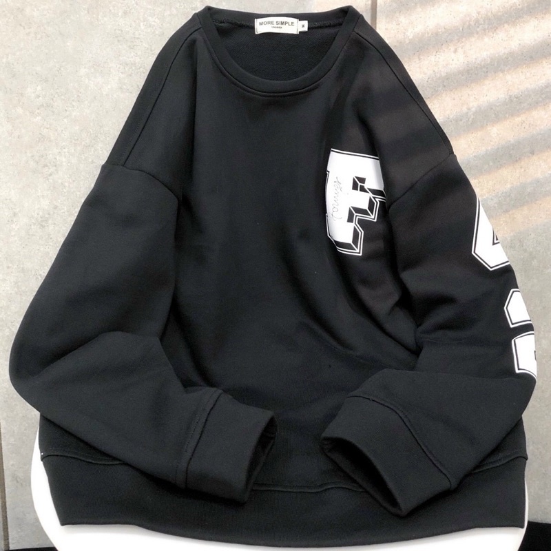 Áo Khoác Sweater F24 Vải Nỉ Bông Form Rộng