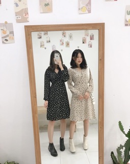 Váy hoa nhí vintage MS2064