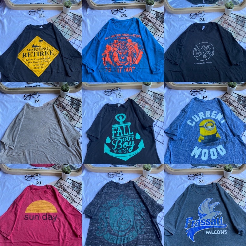 [SIZE lẫn - LOẠI 1] Áo thun / Áo phông Mỹ Secondhand / 2hand SIZE S LOẠI 1 (được chọn size, chọn mẫu)