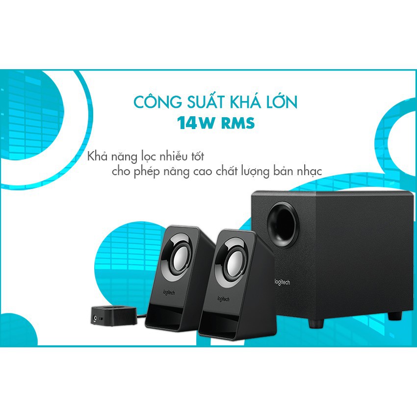 [Mã ELHACE giảm 4% đơn 300K] Loa vi tính Logitech Z213 Compact Speakers 2.1 - Chính Hãng Bảo Hành 12T