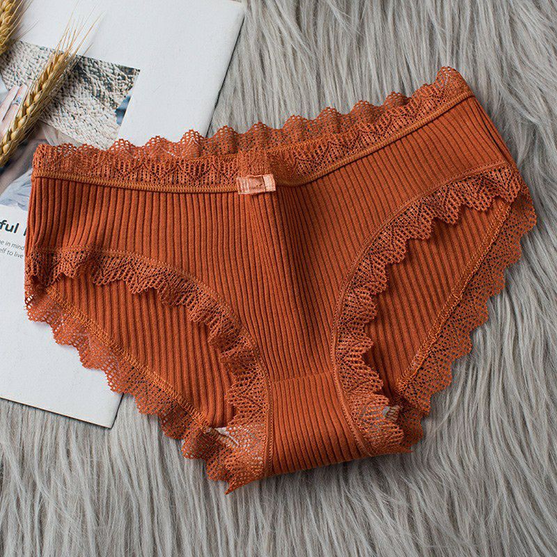 Quần lot cotton tăm viền ren kháng khuẩn CHUNCHUN, quần chíp thấm hút mồ hôi. | BigBuy360 - bigbuy360.vn
