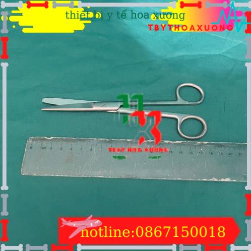 Kéo Thẳng 1 Đầu Nhọn 1 Đầu Tù - Kéo Y Tế Các Size GOLDSUN Pakistan