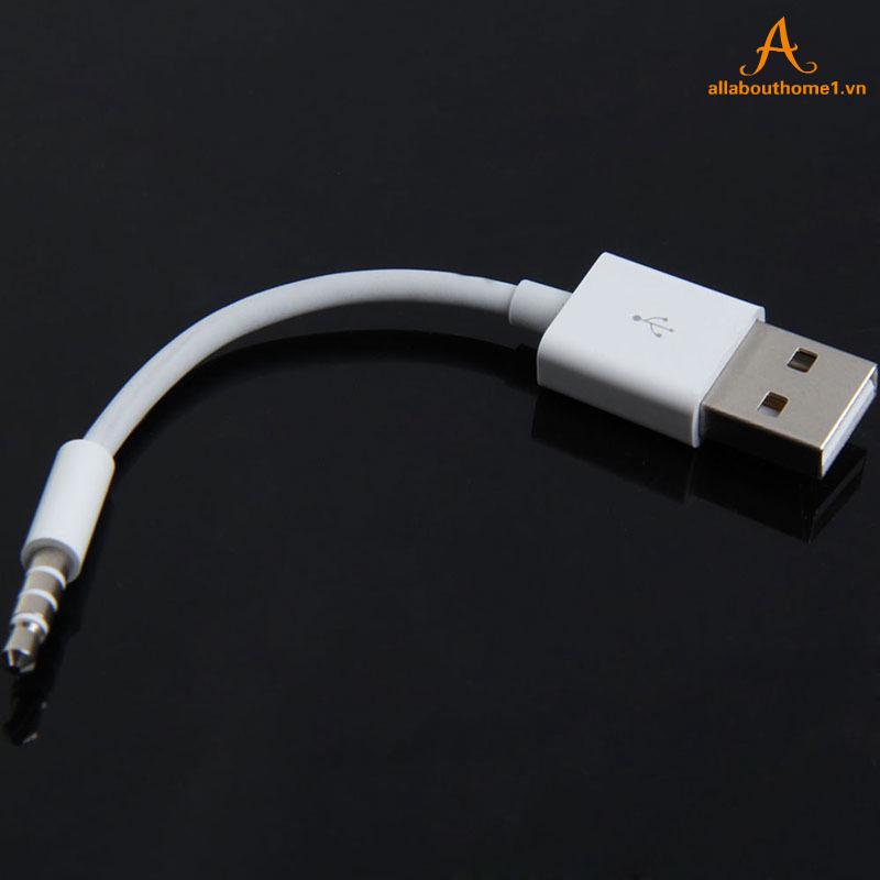 USB Charger Data Cord 3.5mm Sync Audio Cable for iPod Shuffle 3rd 4th Gen