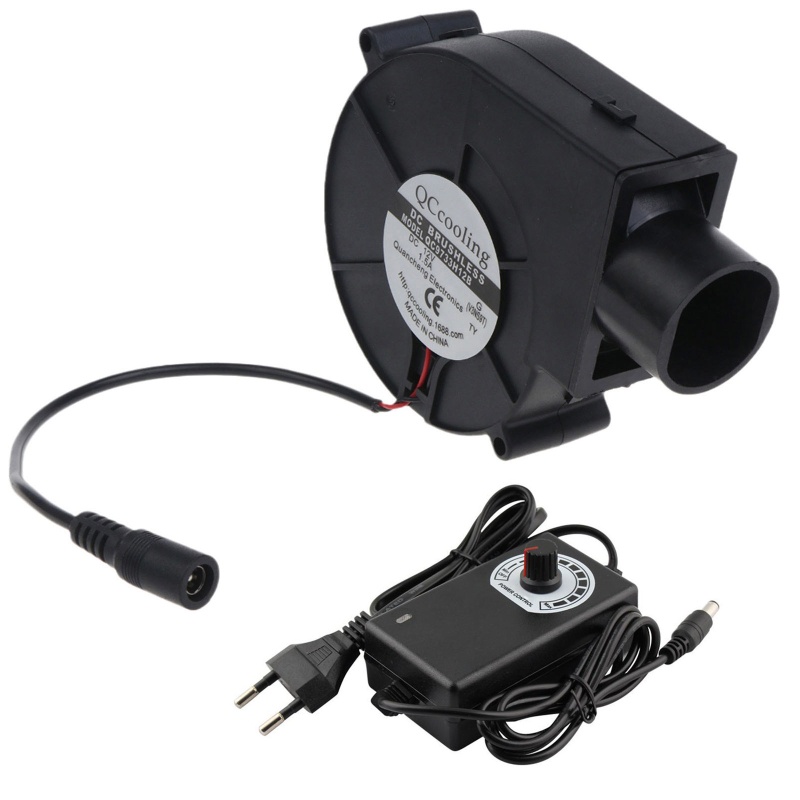 Quạt Thổi Khí Fol 9733 Phích Cắm EU DC12V 4500R Điều Chỉnh Được 4500R Cho Hoạt Động Ngoài Trời