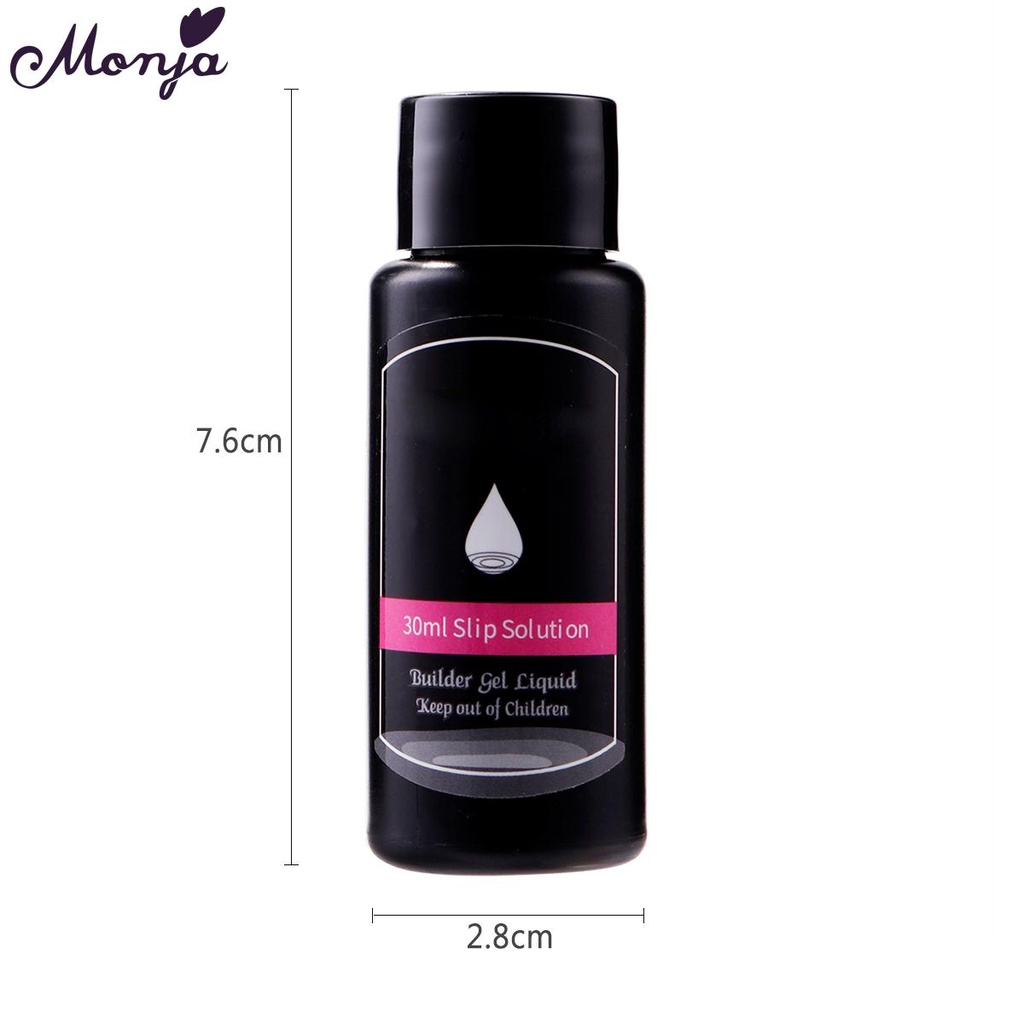 Set 4 lọ gel nối móng tay Monja nhanh chóng tiện dụng