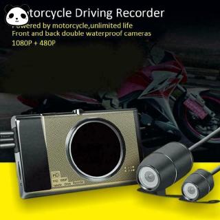 140° Wide Angle Motorcycle DVR Motorbike Camcorder Video Recorder Dual Camera