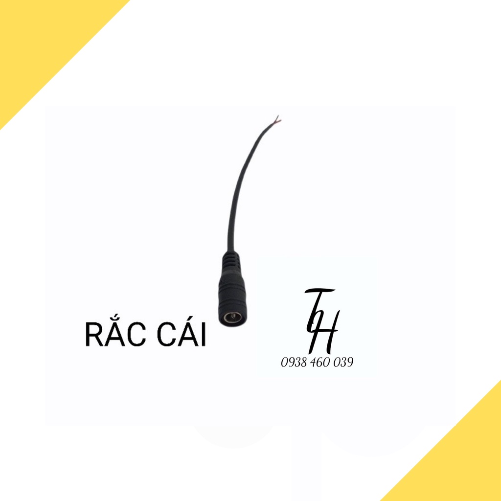 Rắc cắm DC đực cái dùng cho đèn led và camera
