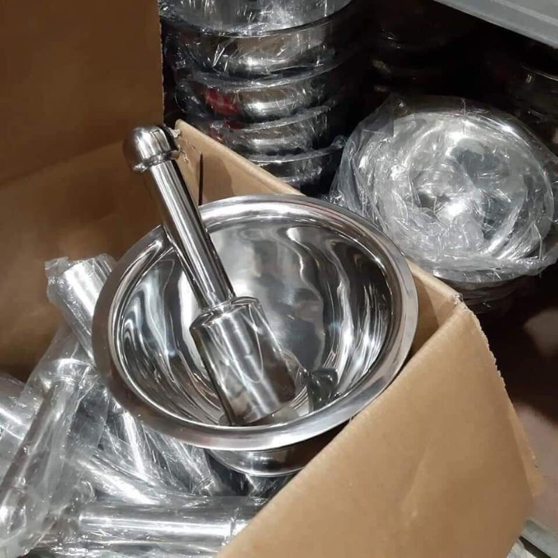 cối giã đủ bộ
