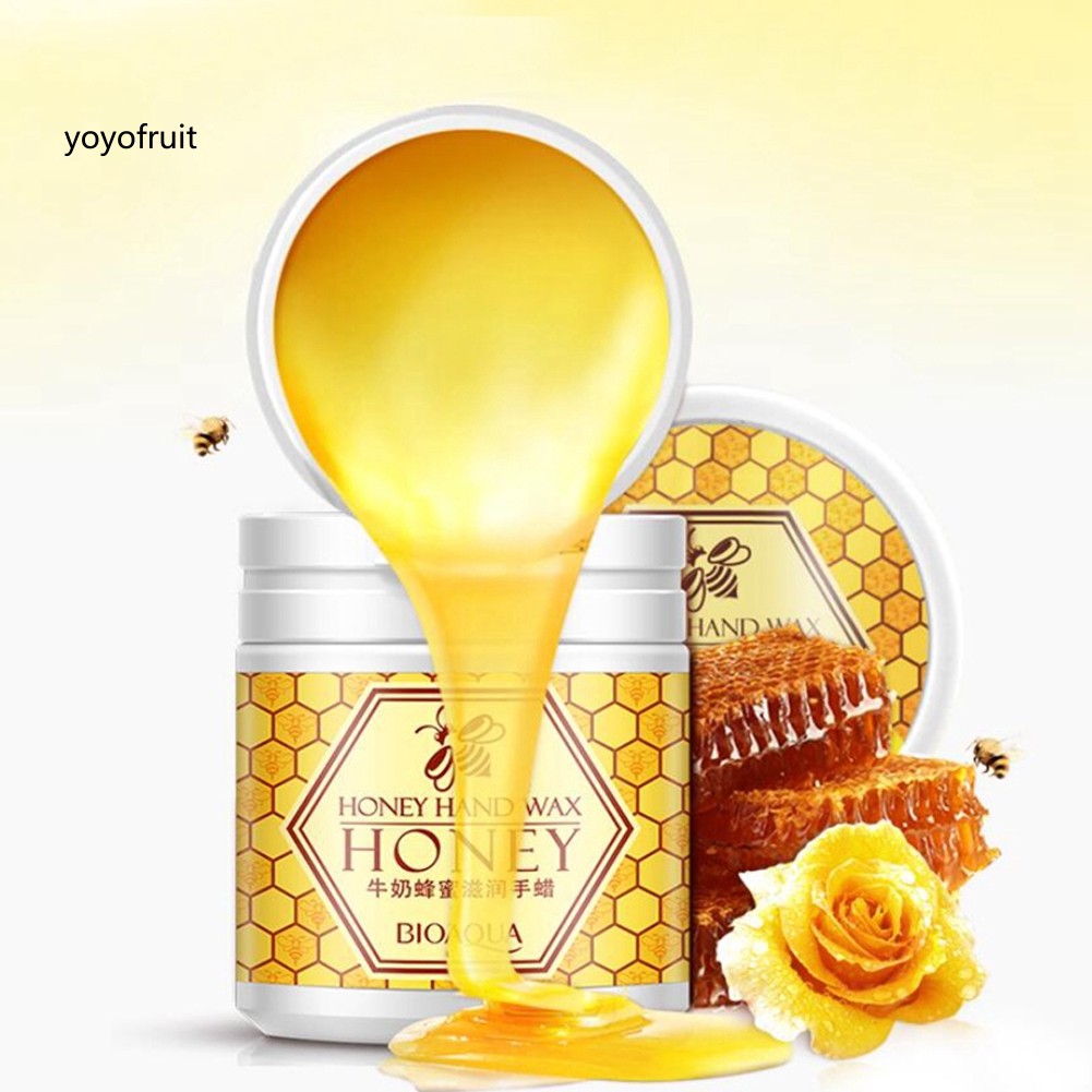 yoyo_Honey Wax Milk Cream Mask Nourish Moisturizing Hydrating Smooth Skin Hand Care