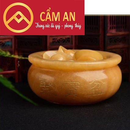 BÁT TỤ BẢO ĐÁ NGỌC HOÀNG LONG TỰ NHIÊN - CẦU TÀI LỘC - PHONG THỦY CẨM AN