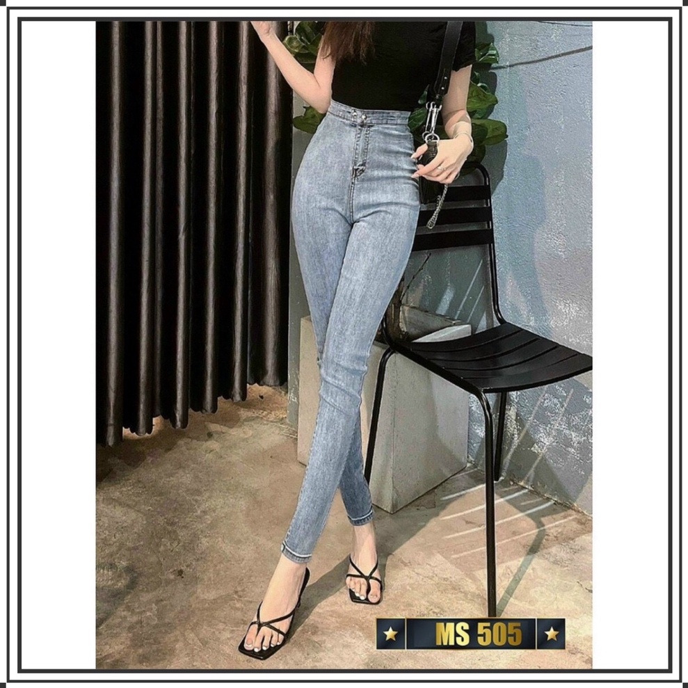 Quần jean nữ ống bó ôm body tôn dáng phong phú DT, chất liệu vải jean cực tốt, có độ co giãn nhẹ