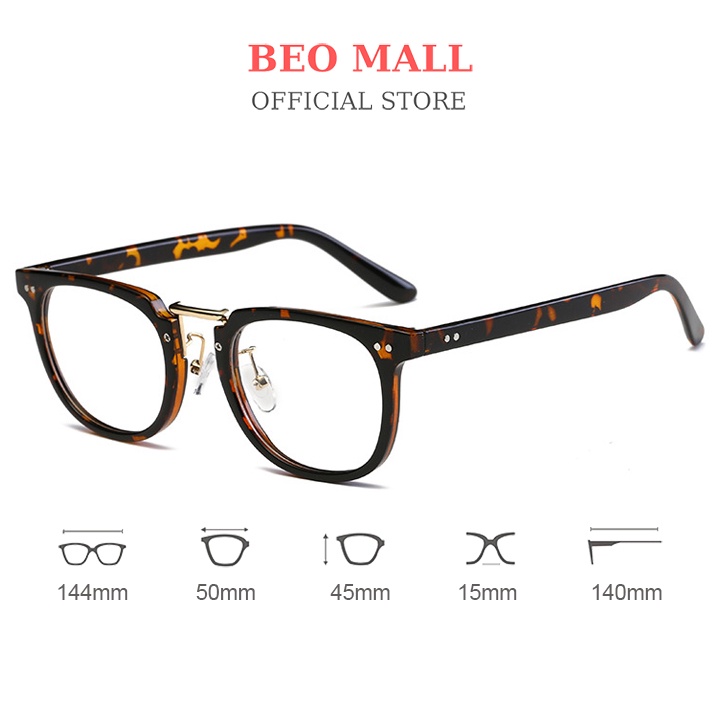 Mắt kính nam thời trang BEOMALL thiết kế đẳng cấp và thời thượng chất liệu siêu bền bỉ cao cấp 873