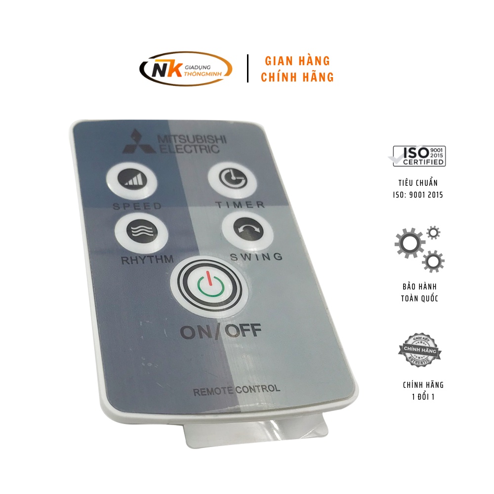 Điều Khiển Từ Xa Cho Quạt Mitsubishi LV16 W16 - Thương Hiệu NK