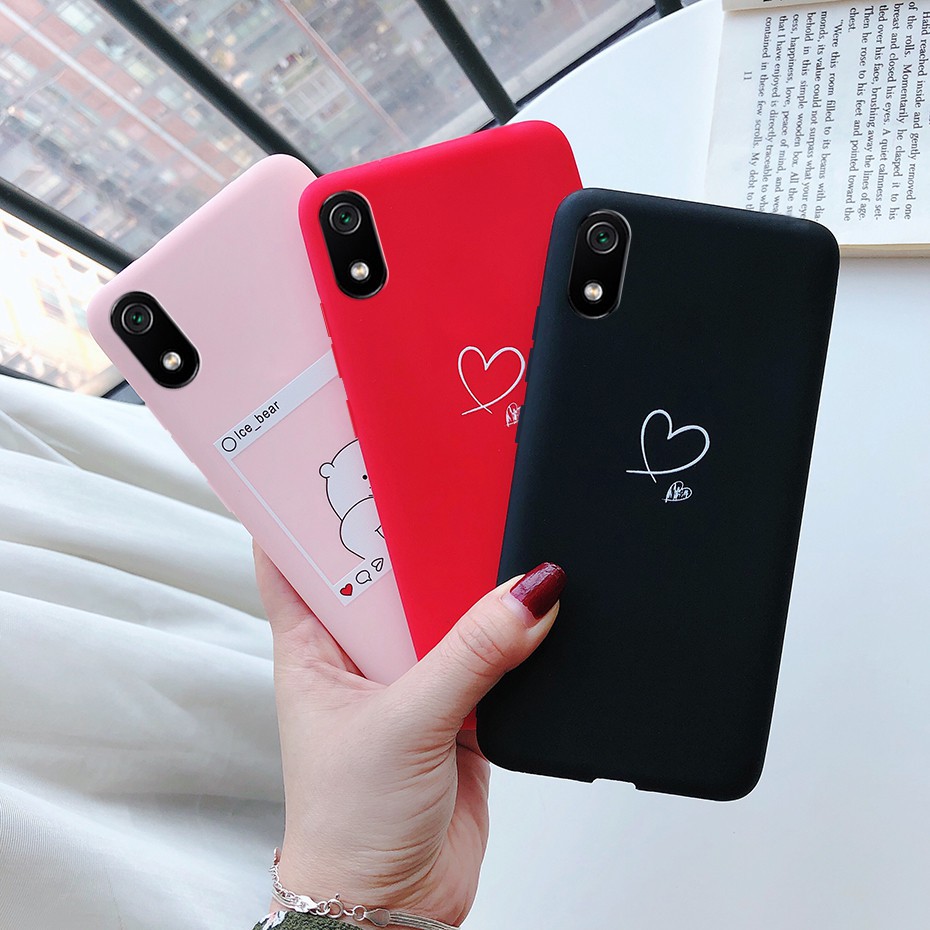 Ốp Điện Thoại Tpu Silicon Họa Tiết Đáng Yêu Cho Xiaomi Redmi 7 7a Redmi7