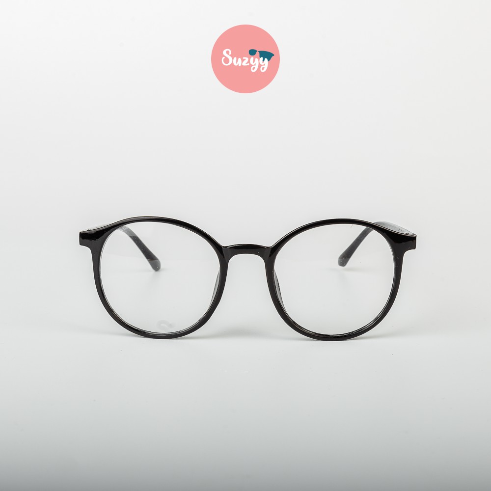 Gọng mắt kính cận thời trang nam nữ Suzyy dáng tròn nobita chất liệu nhựa dẻo