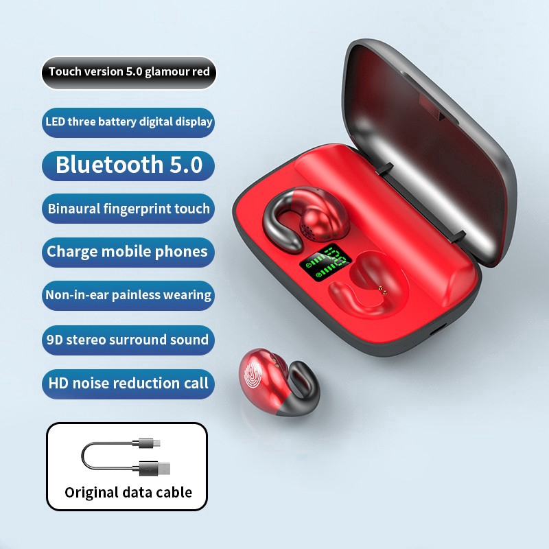 Tai Nghe Bluetooth 5.0 Không Dây S19 Tws Kiểu Dáng Thể Thao