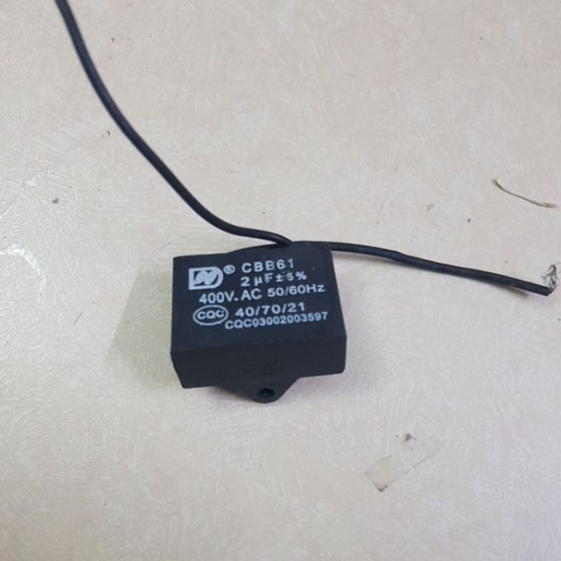 Tụ 2mf-2,5uf dùng cho quạt điện cơ thống nhất vinawind