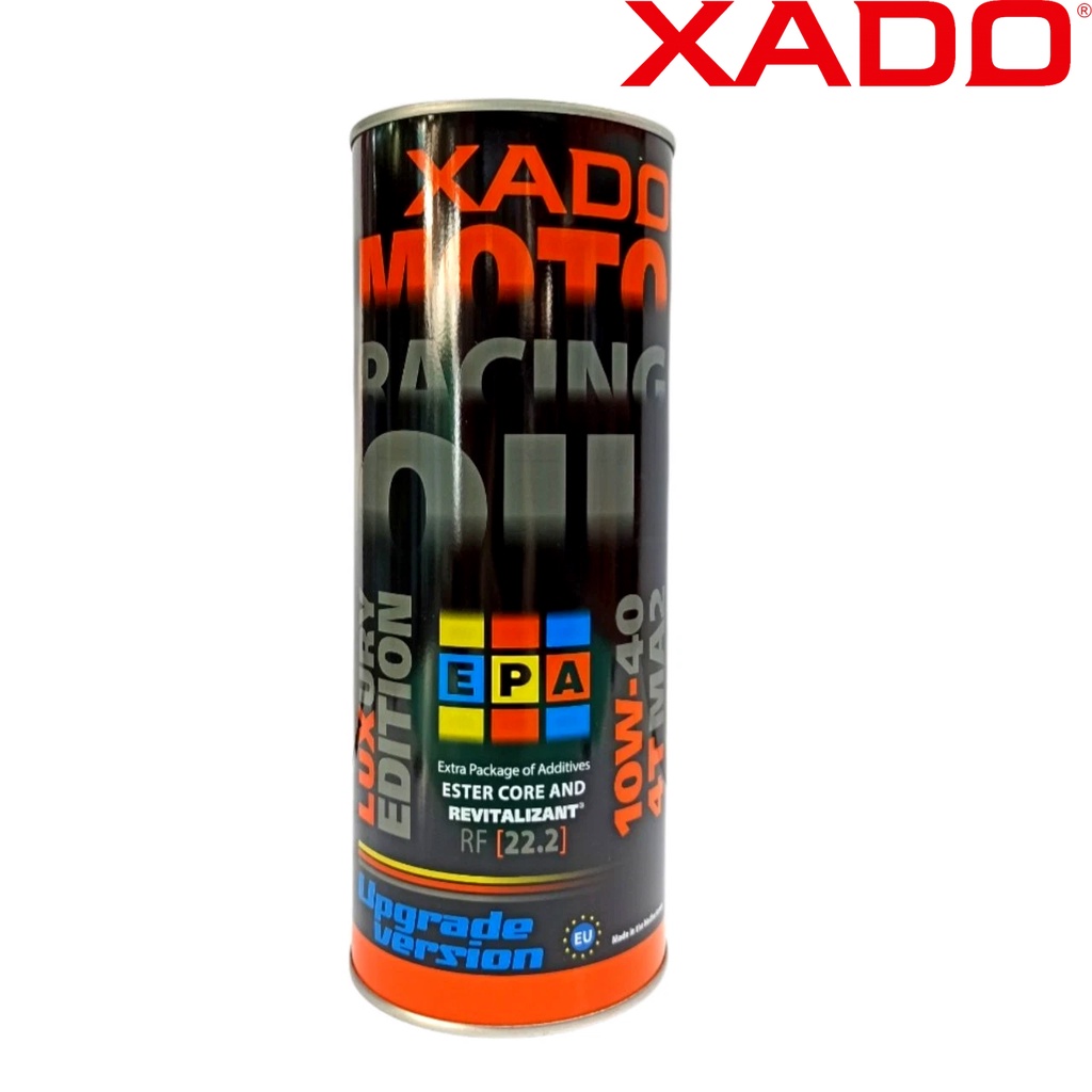 [Mã LIFEAU5SALE giảm 10% đơn 50K] Nhớt Xado Racing 10W40 V3 RF 22.2 Mẫu mới 2022 API SN JASO MA2