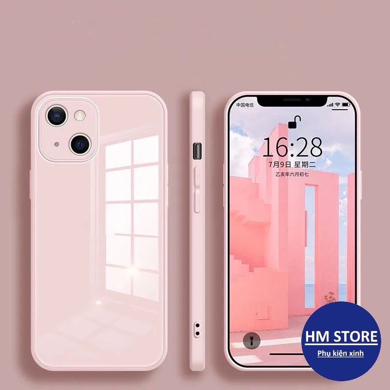 Ốp lưng tráng gương chống sốc logo táo 6/6plus/6s/6splus/7/7plus/8/8plus/x/xr/xs/11/12/13/pro/max/plus/promax