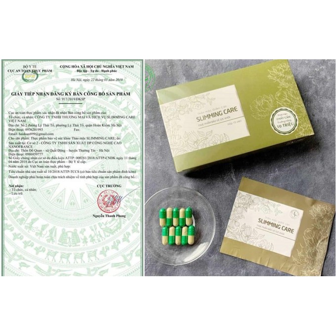 Trà thảo mộc giảm kg Slimming Care 30 viên nhộng | WebRaoVat - webraovat.net.vn