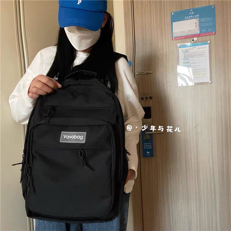 Balo đi học Logo VAVABAG không thấm nước phong cách Ulzzang