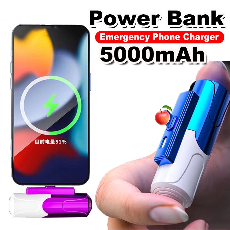 Pin sạc dự phòng BJONE khẩn cấp 3300mAh 5000mAh cổng micro USB loại C cho điện thoại