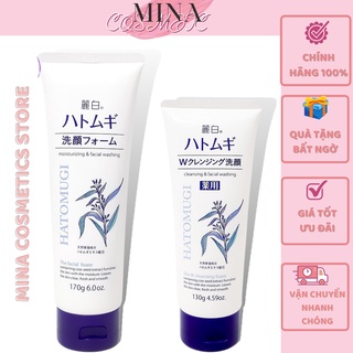 Sữa Rửa Mặt [Sạch 100%-Hàng Auth] Sữa Rửa Mặt Hatomugi Naturie Hạt Ý Dĩ 130g Nhật Bản