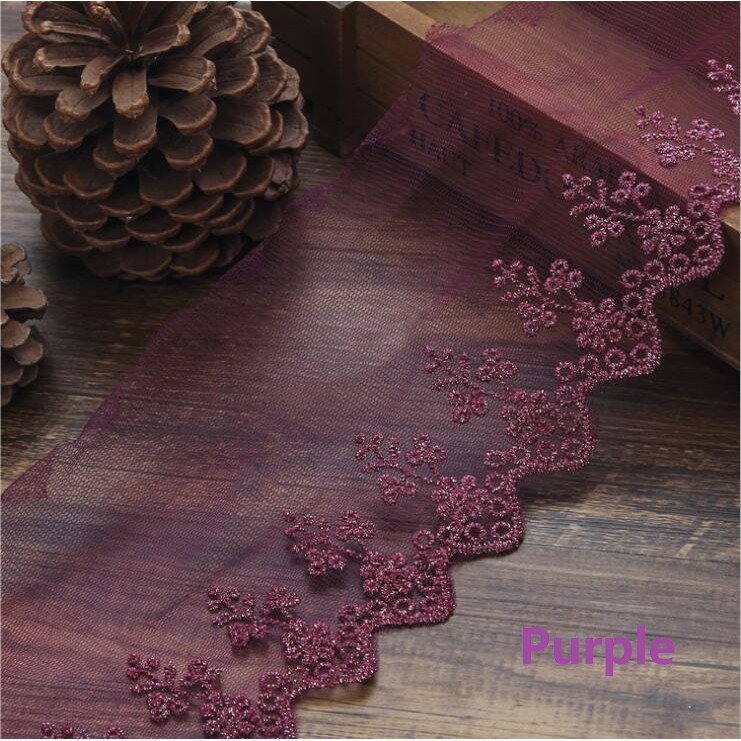 Cuộn Dây Ruy Băng Thêu Ren Rộng 10.5 Thước 1 Yard (0.9M)