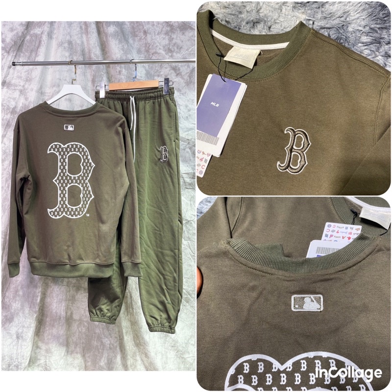 Sét Nỉ NỮ dư xịn 1921 MLB BOSTON MONOGRAM full chi tiết