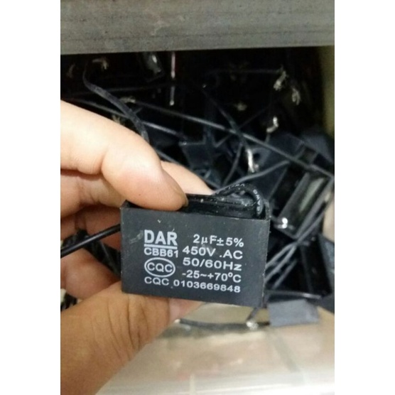 5 Tụ quạt 2uf 450v