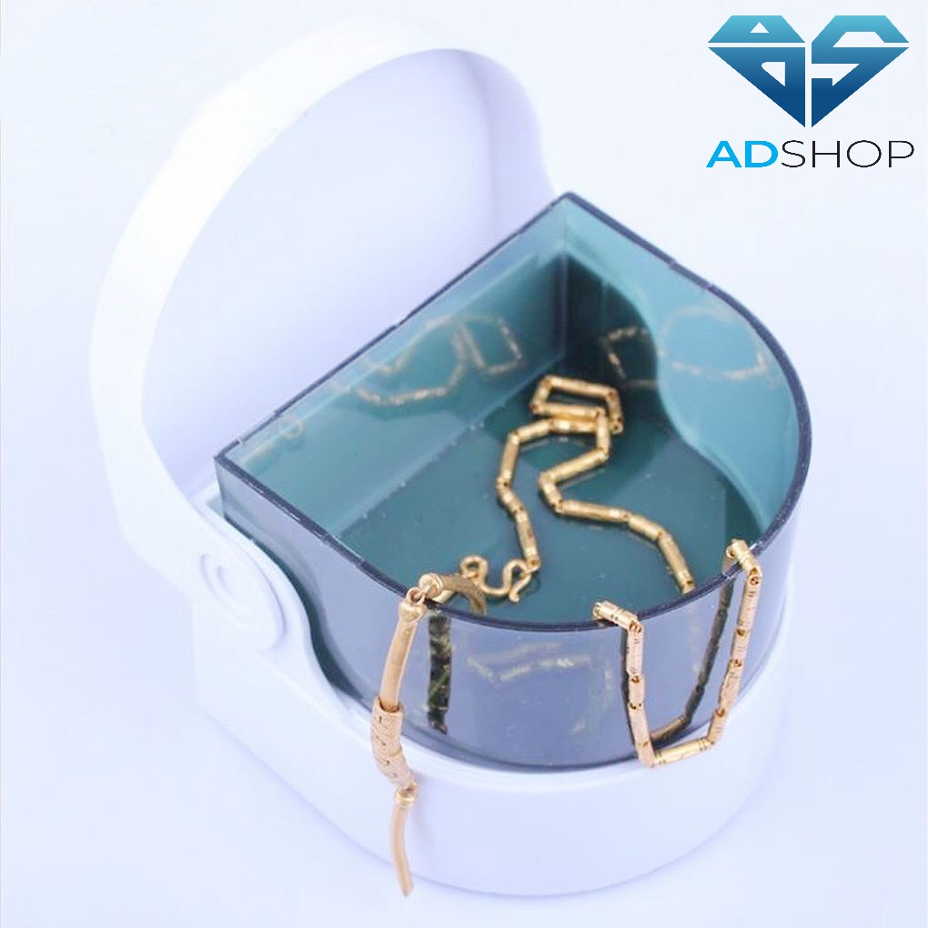 Máy Làm Sạch Trang Sức/Vòng Cổ/Răng Giả.Máy Làm Sạch Trang Sức Bằng Sóng Siêu Âm,Giúp Trang Sức Sáng Bóng Như Mới