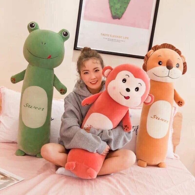 GỐI ÔM HÌNH THÚ SWEET SIÊU DỄ THƯƠNG CHO BÉ - GẤU ÔM SWEET CỰC YÊU CHO BÉ GỐI ÔM NGỦ NGỘ NGHĨNH