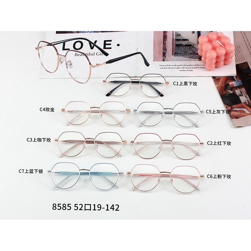 Mắt Kính Gọng Tròn Thời Trang Hàn Quốc Jz8585 | BigBuy360 - bigbuy360.vn