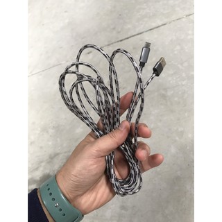 Dây sạc bọc dù 3M, chân sạc Ip, Micro,Type (hàng chuẩn loại 1)