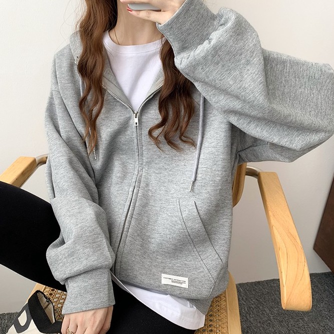 Áo Khoác Cardigan Tay Dài Có Mũ Trùm Đầu 45104 Phong Cách Mới | BigBuy360 - bigbuy360.vn
