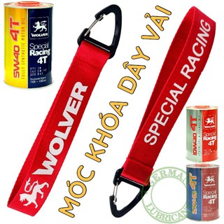Móc khóa Wolver Special Racing dây vải