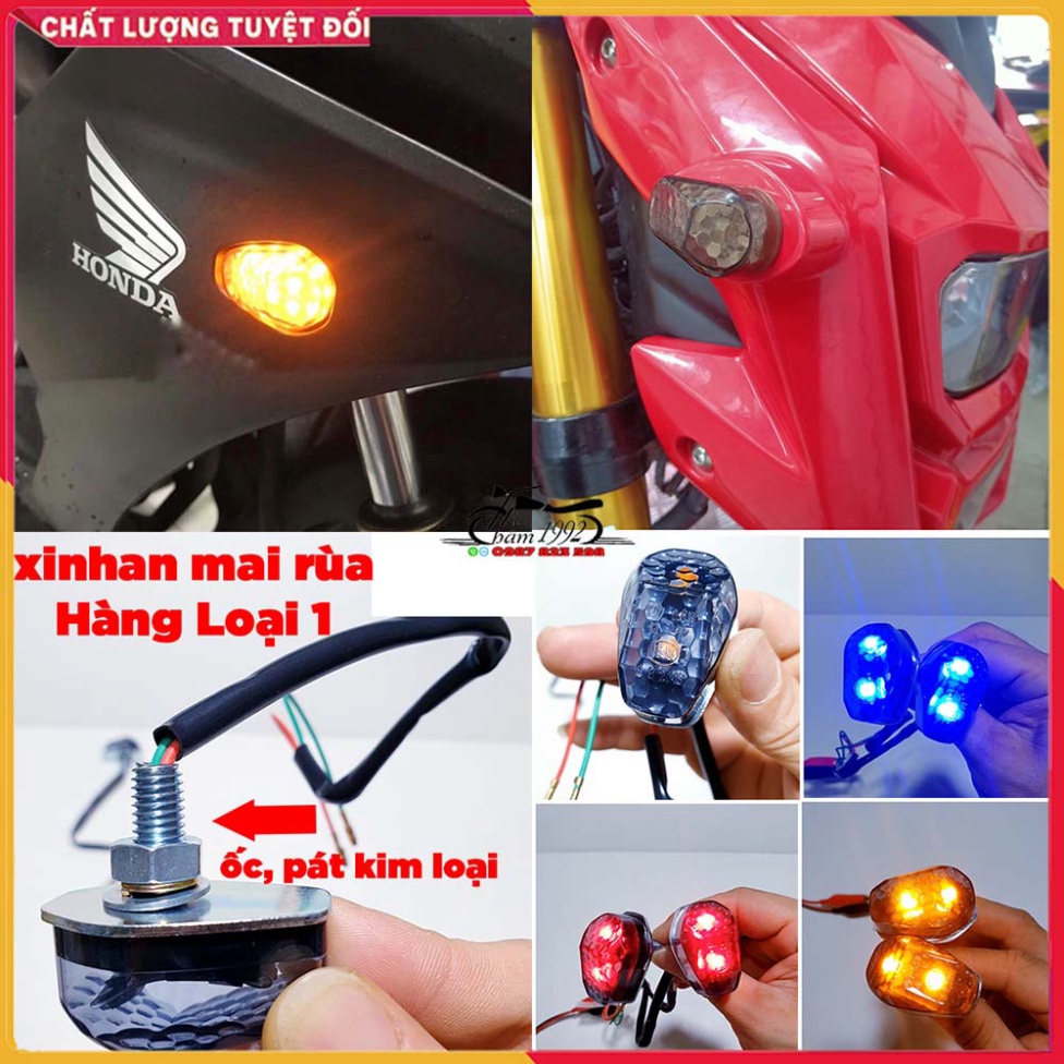 XiNhan Mai Rùa Gắn Winner X, MSX , VARIO, CLICK ,EXCITER... (hàng loại 1 pát , ốc kim loại )