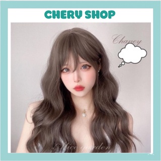 Tóc giả nguyên đầu xù omber ❤️❤️ freeship ❤️❤️ nguyên đầu xù omber hồng khói mã 8269