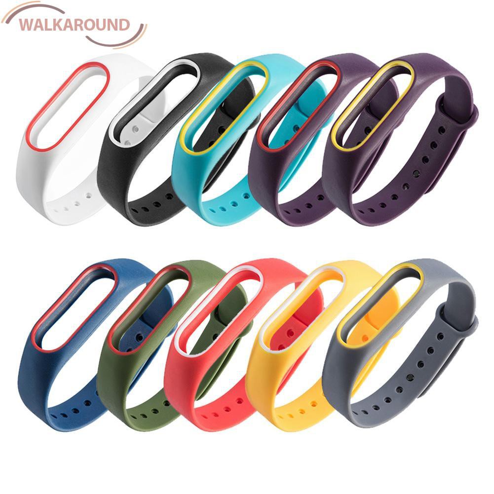 Dây Đeo Silicon 220mm Thay Thế Cho Đồng Hồ Xiaomi Miband 2