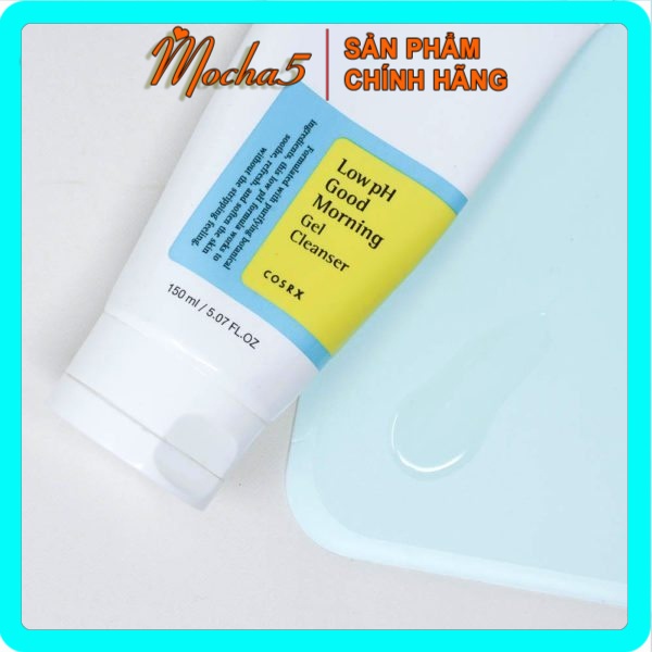 Sữa rửa mặt COSRX Low PH Good morning Gel Cleanser Srm làm sạch da nhẹ nhàng 150ml