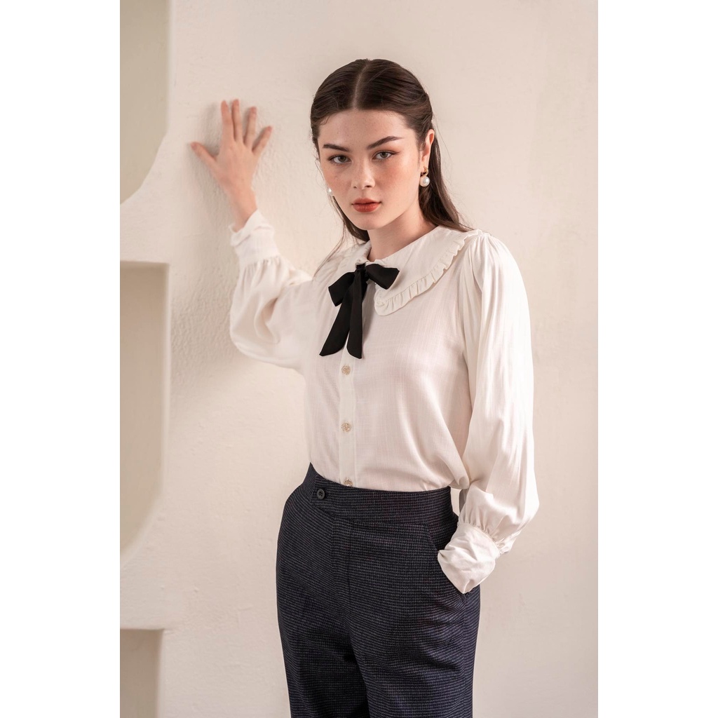 Áo sơ mi + áo ghile + quSet Anna